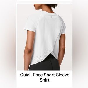 Lululemon white short sleeve